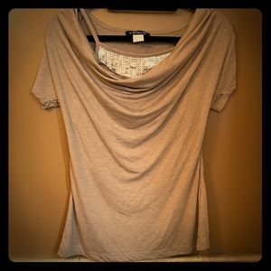 Venus Top with sequin underlay